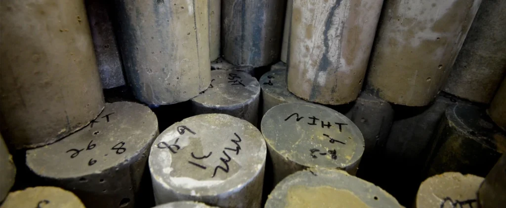 concrete samples