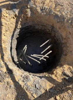 A steel framed underground